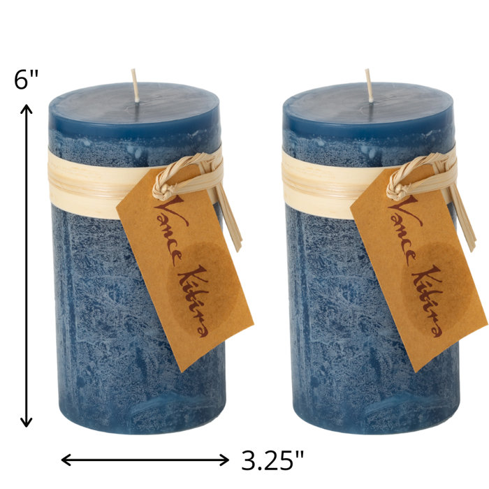 CRLE Vance Kitira Unscented Pillar Candle & Reviews Wayfair